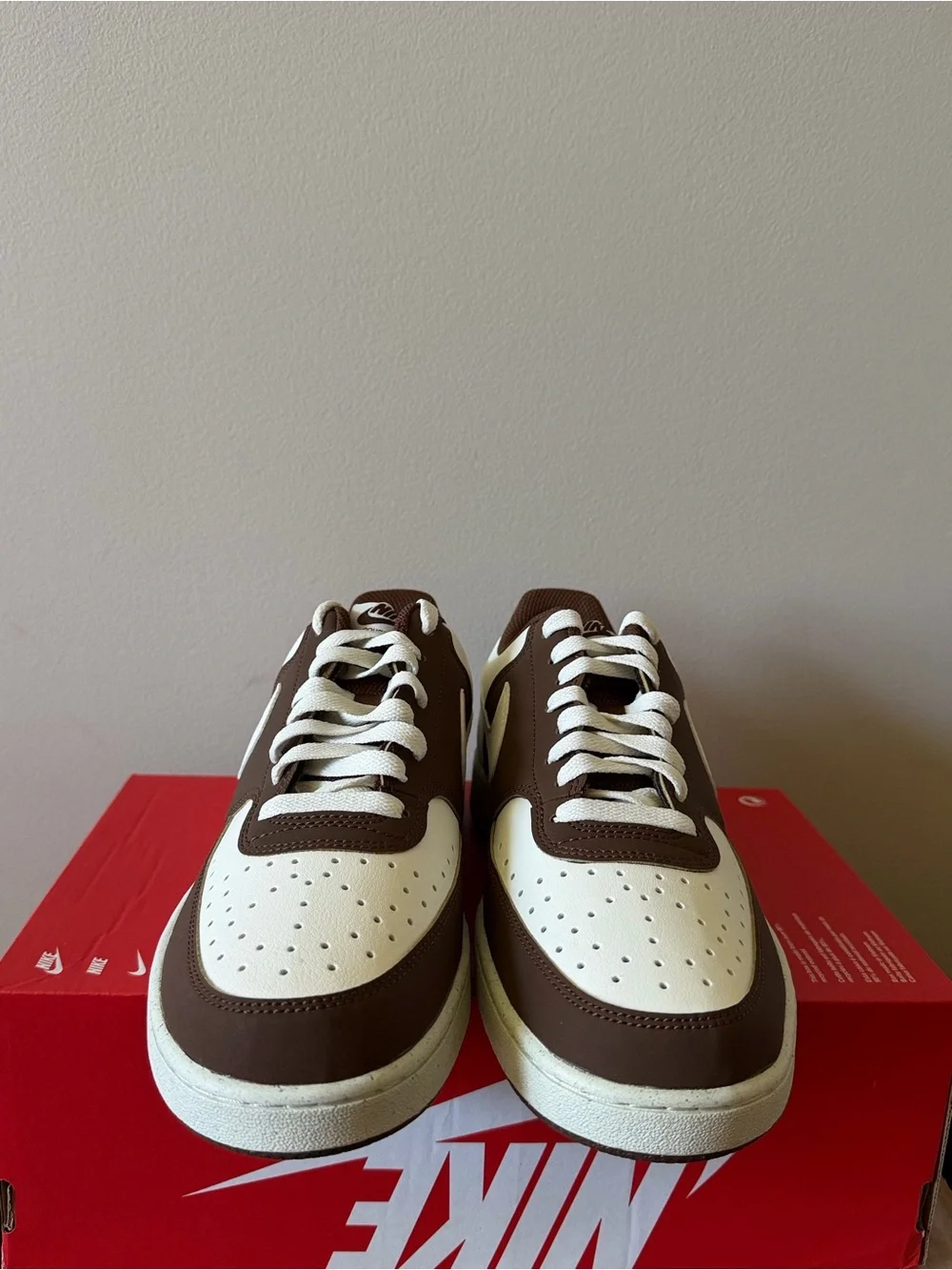 Nike Court Vision Low Cocoa Brown IM1652-101 Women’s Size 10